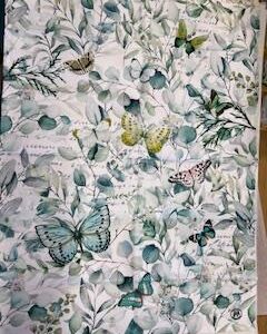 Kjøkkenhånkle, butterfly fields