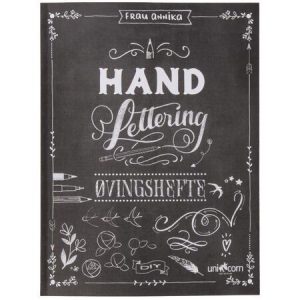 Handlettering tegne, øvingshefte