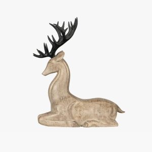 Liggende hjort natur