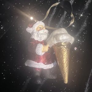 Nisse med sukkerspinn, juletrepynt