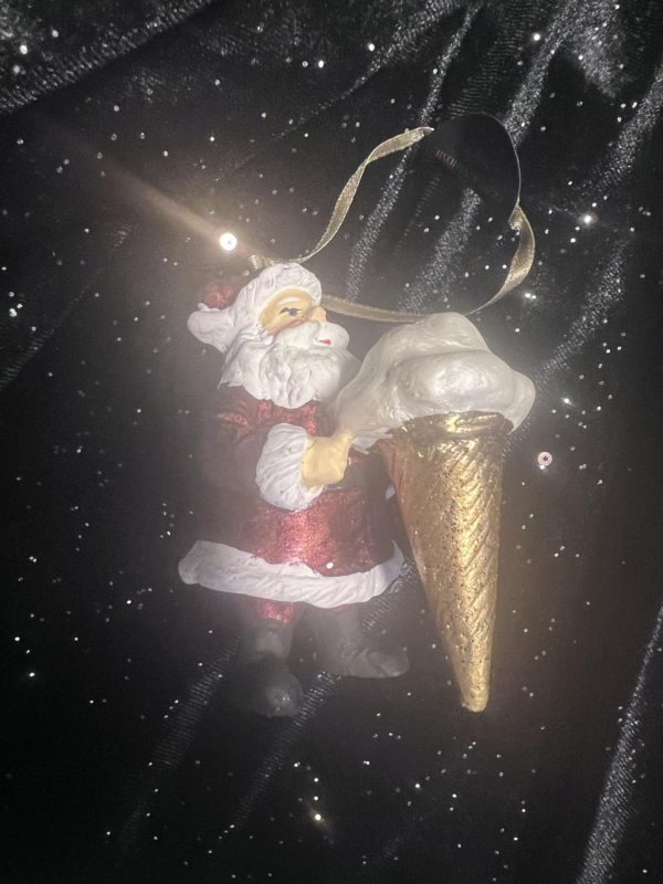 Nisse med sukkerspinn, juletrepynt