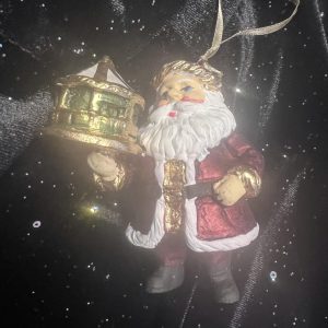 Nisse med karusell, juletrepynt