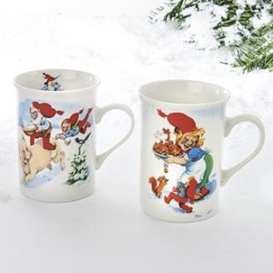 Julekrus nisse og gris Pobra