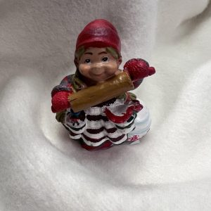 Pobranisse med kjevle og krukke