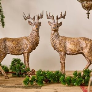Hjort, gylden 45cm La-Vida