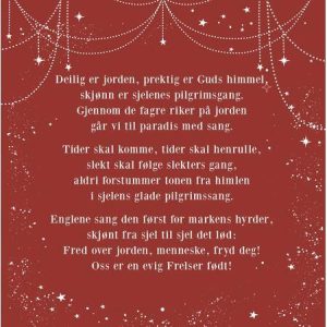 Servietter, Deilig er jorden...