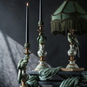 Lysestake papegøye grønn