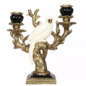 Lysestake 2-armet m papegøye