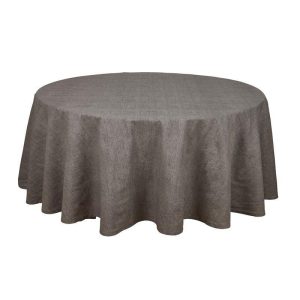 Eden grå rund duk ø180