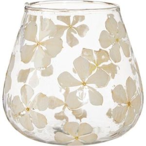 Telysholder, tørka blomster 10cm