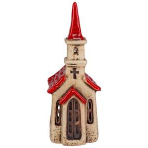 Kirke, keramikk til telys